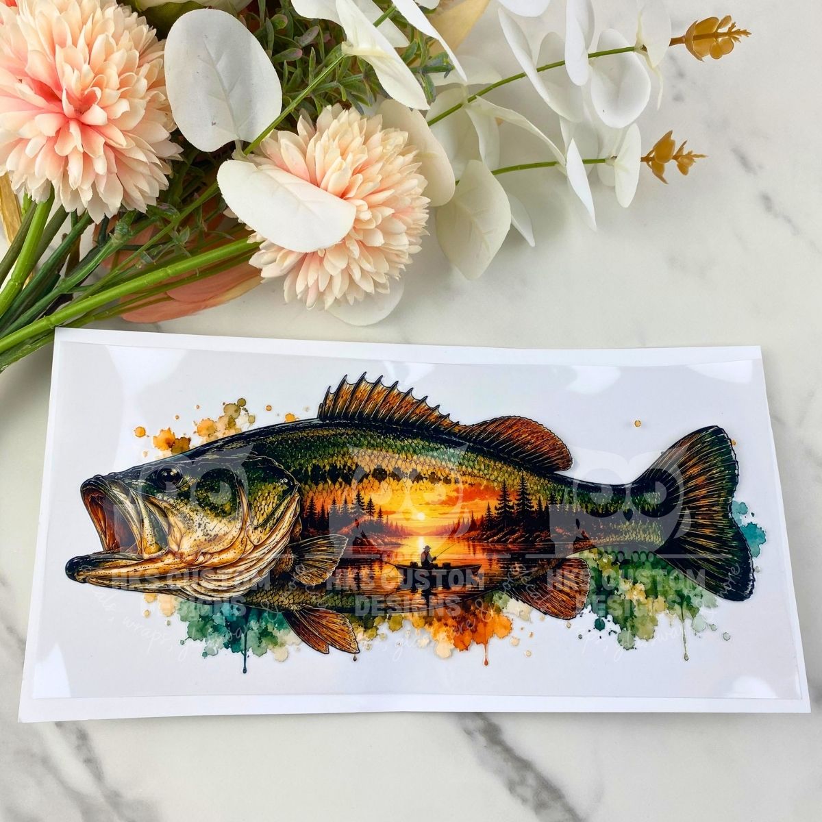 Fishing | 16 oz UV DTF Wrap
