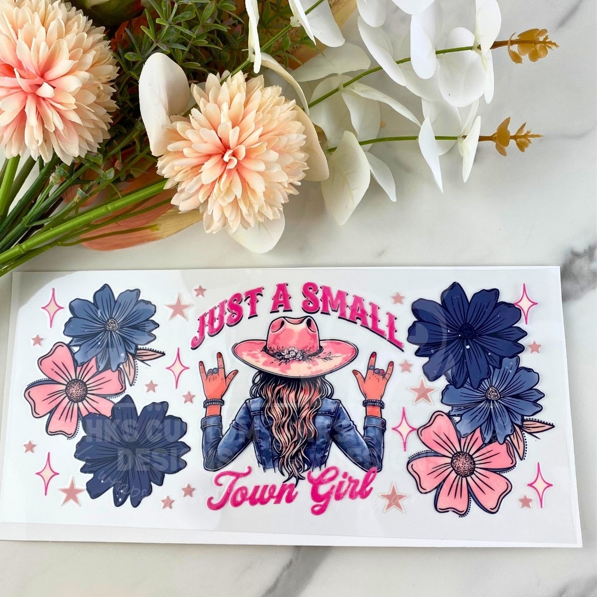 Small Town Girl | 16 oz UV DTF Wrap