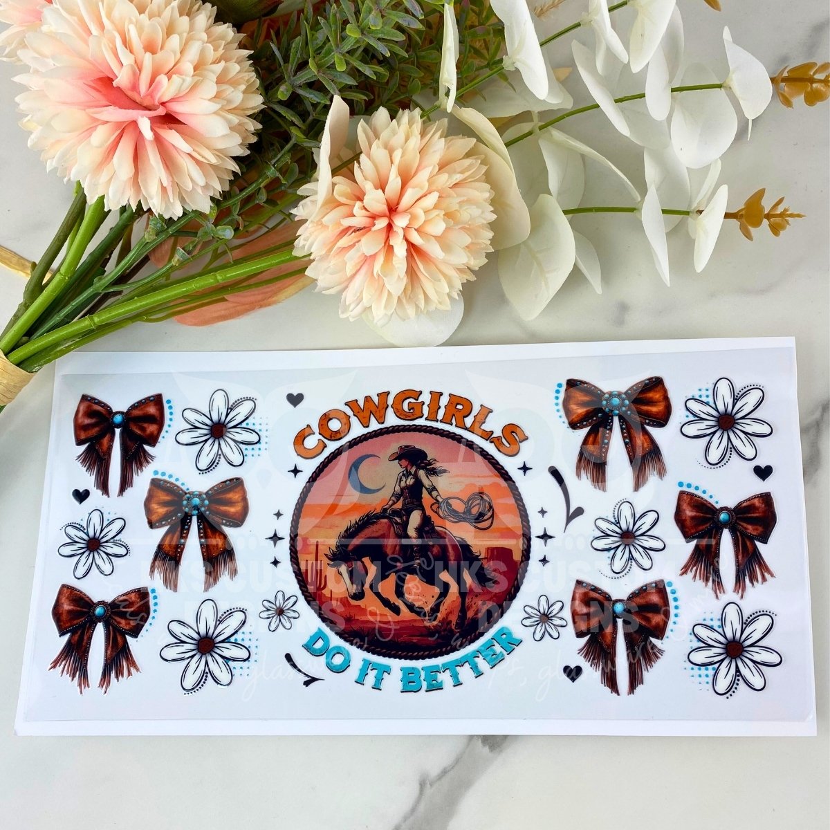 Cowgirls do it better | 16 oz UV DTF Wrap