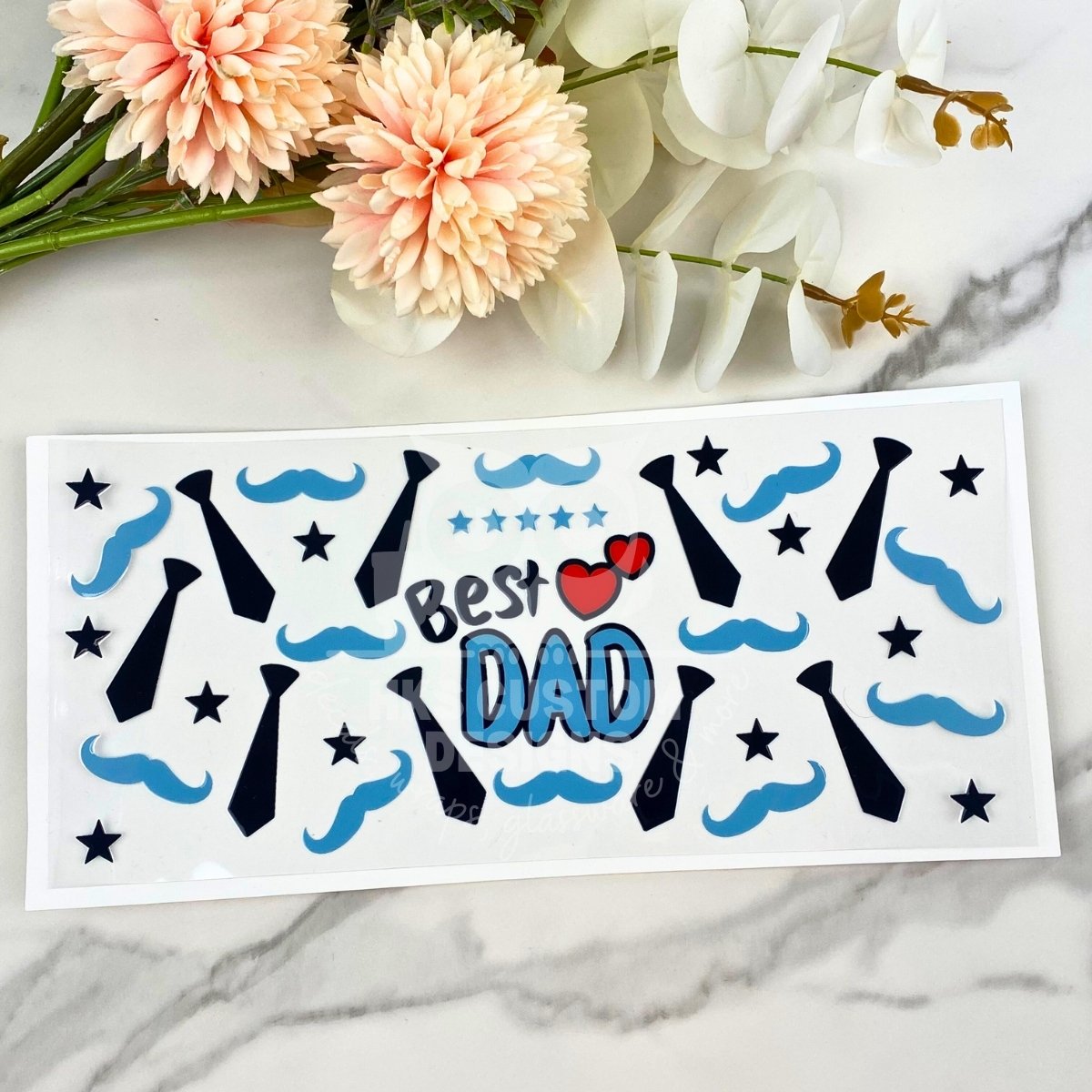 Best Dad | 16 oz UV DTF Wrap
