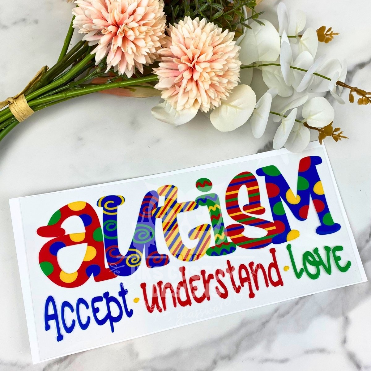 Accept Understand Love | 16 oz UV DTF Wrap
