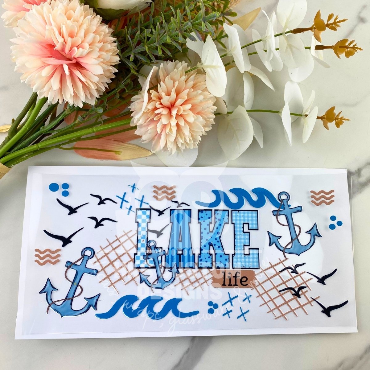 Lake Life | 16 oz UV DTF Wrap