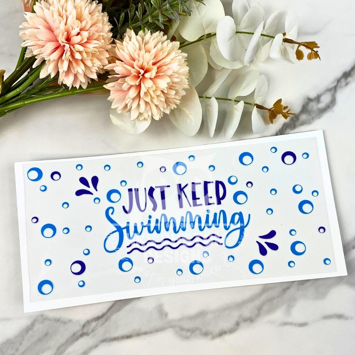 Swimming | 16 oz UV DTF Wrap
