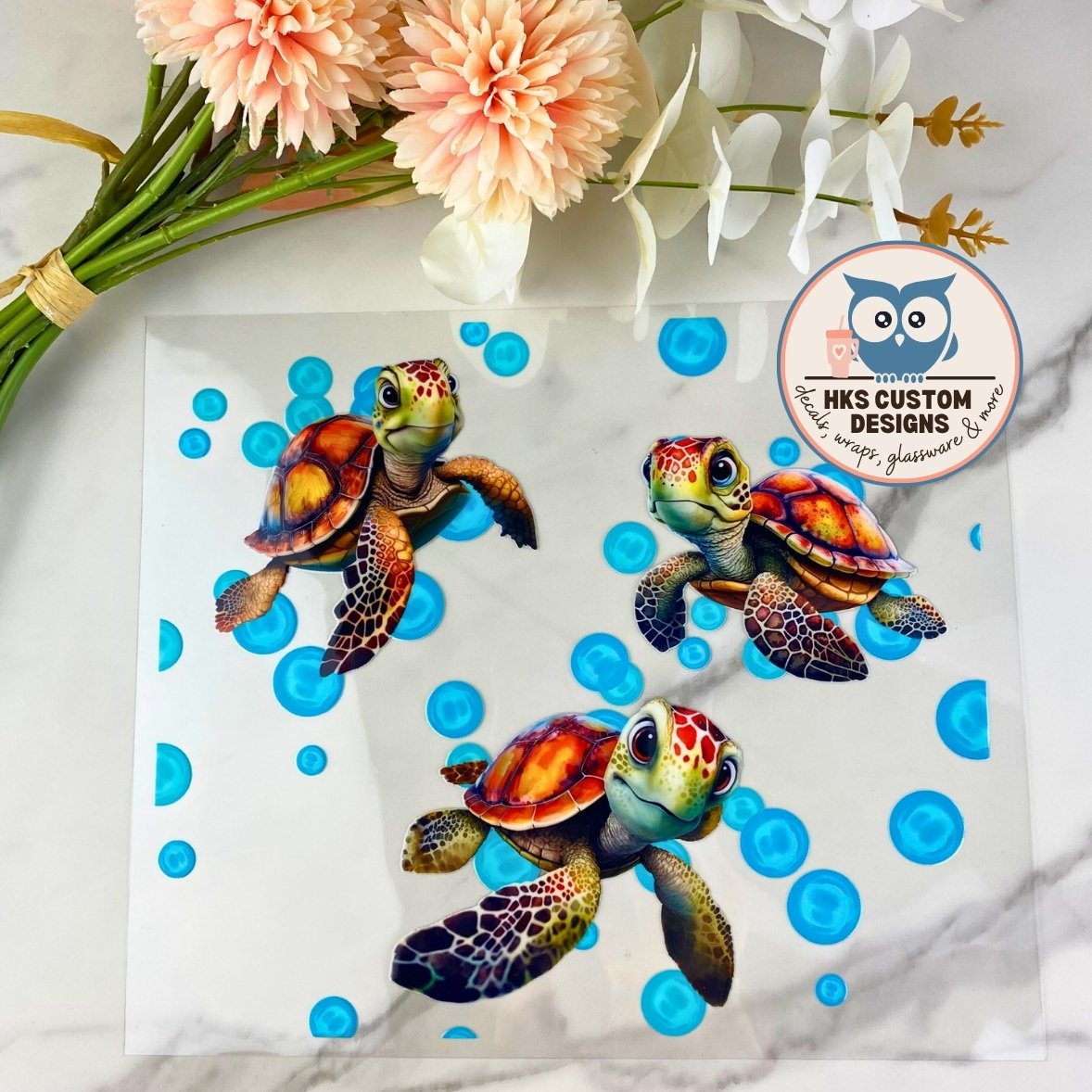 Turtles | 20/25 oz UV DTF Wrap