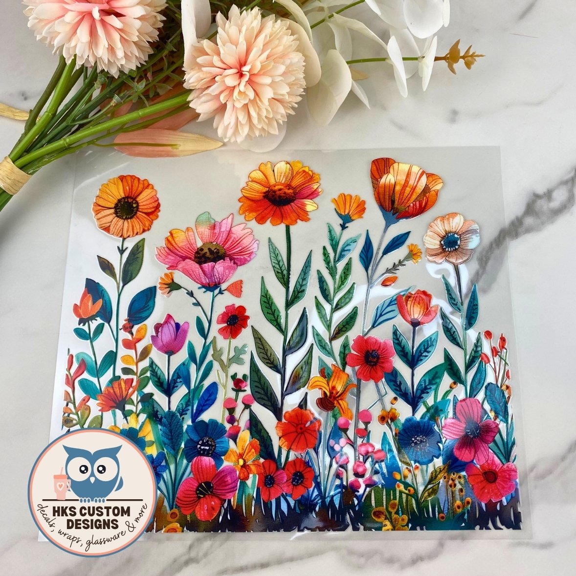 Wildflower Floral | 20/25 oz UV DTF Wrap