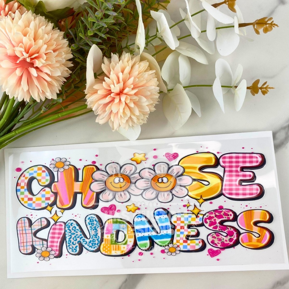 Choose Kindness | 16 oz UV DTF Wrap