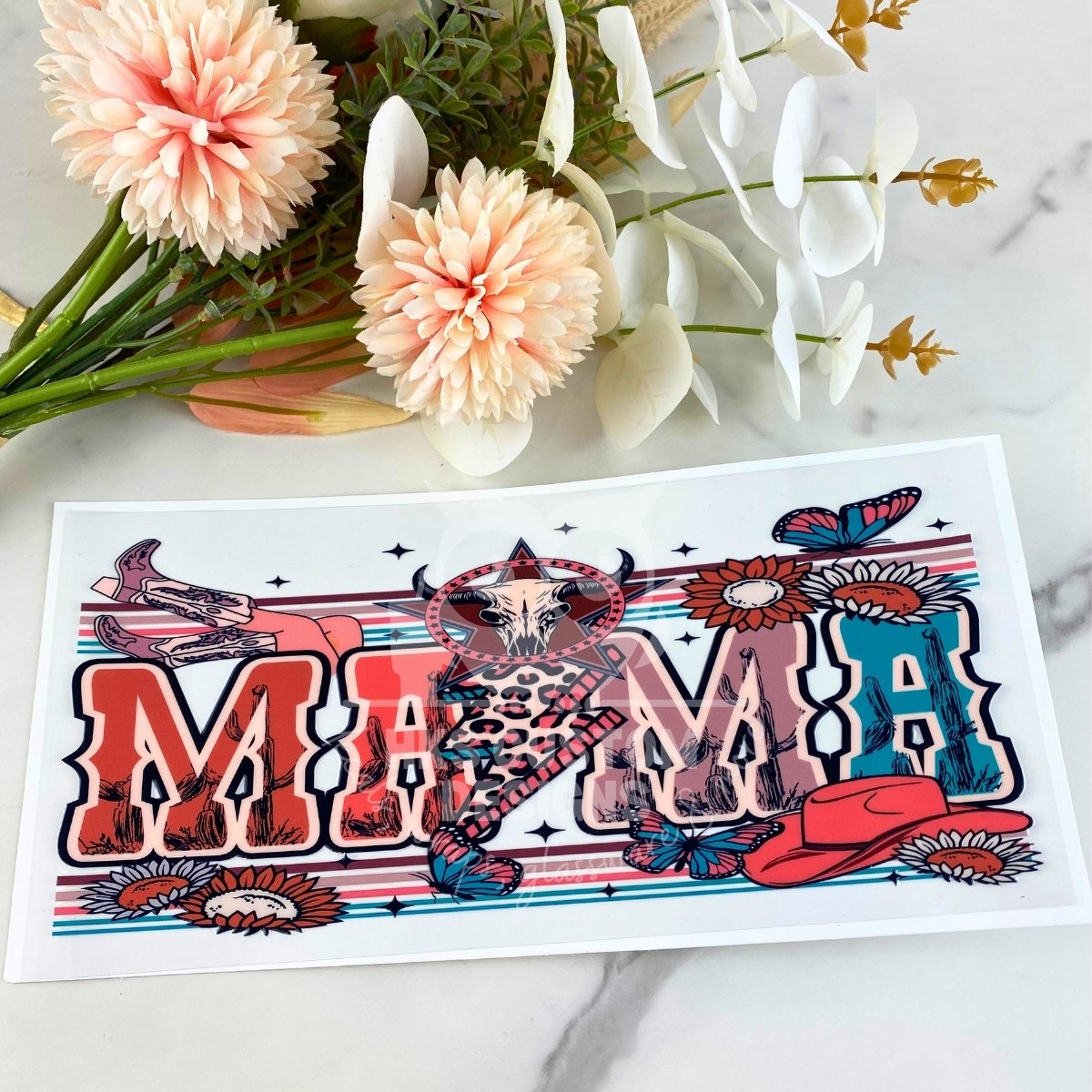Western Mama | 16 oz UV DTF Wrap