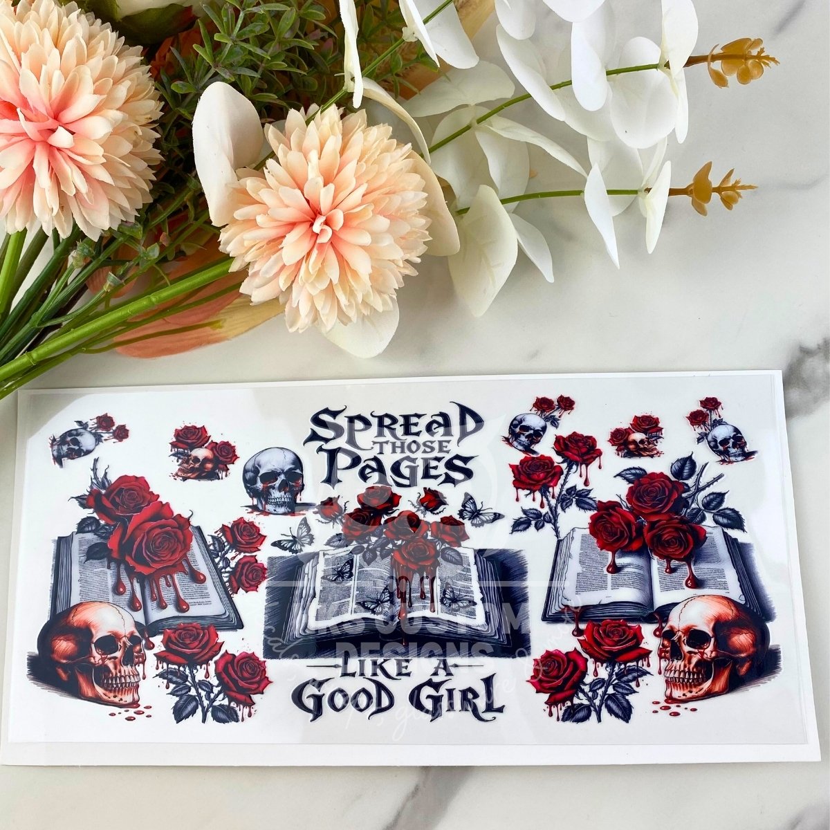 Spread Those Pages | 16 oz UV DTF Wrap