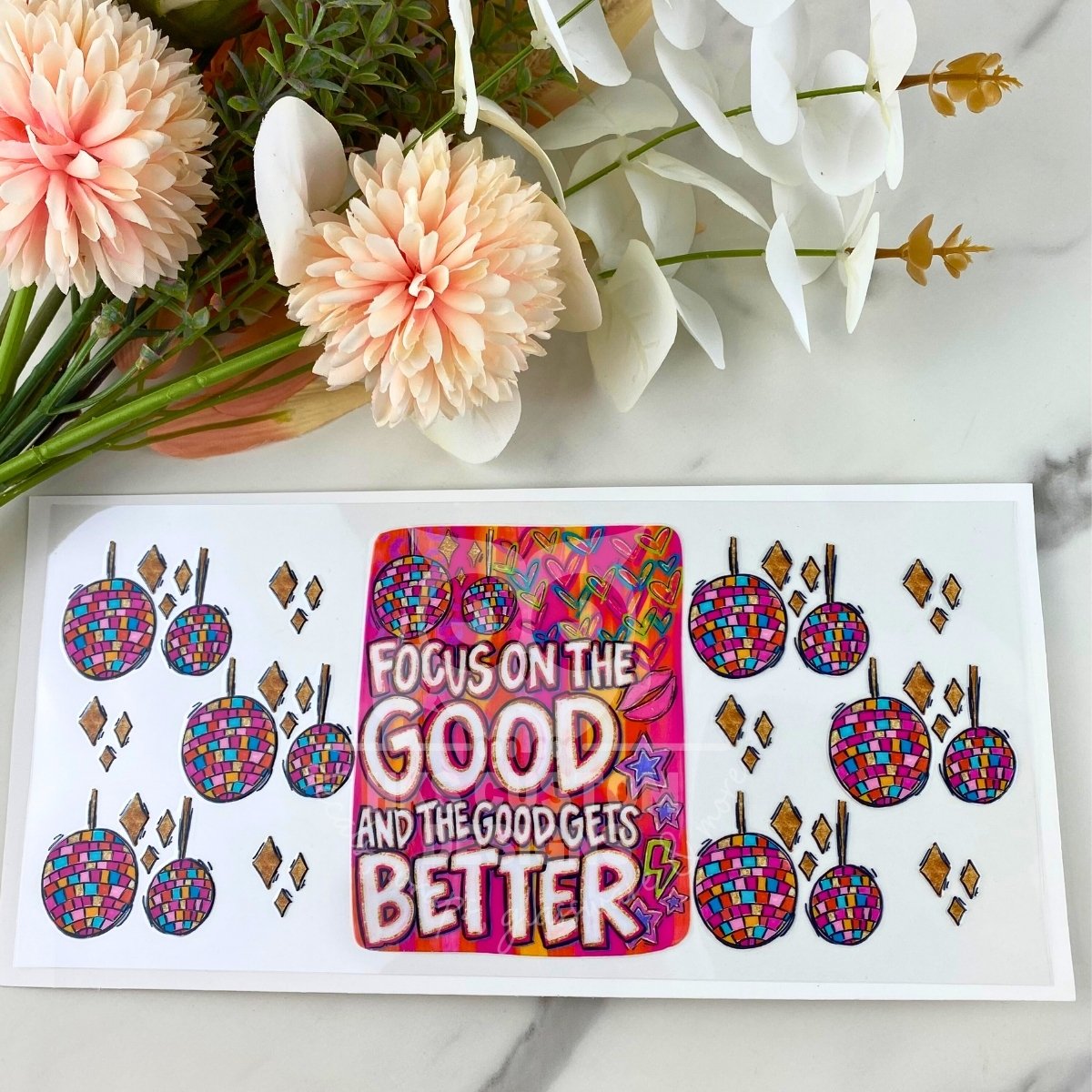 Focus on the Good | 16 oz UV DTF Wrap