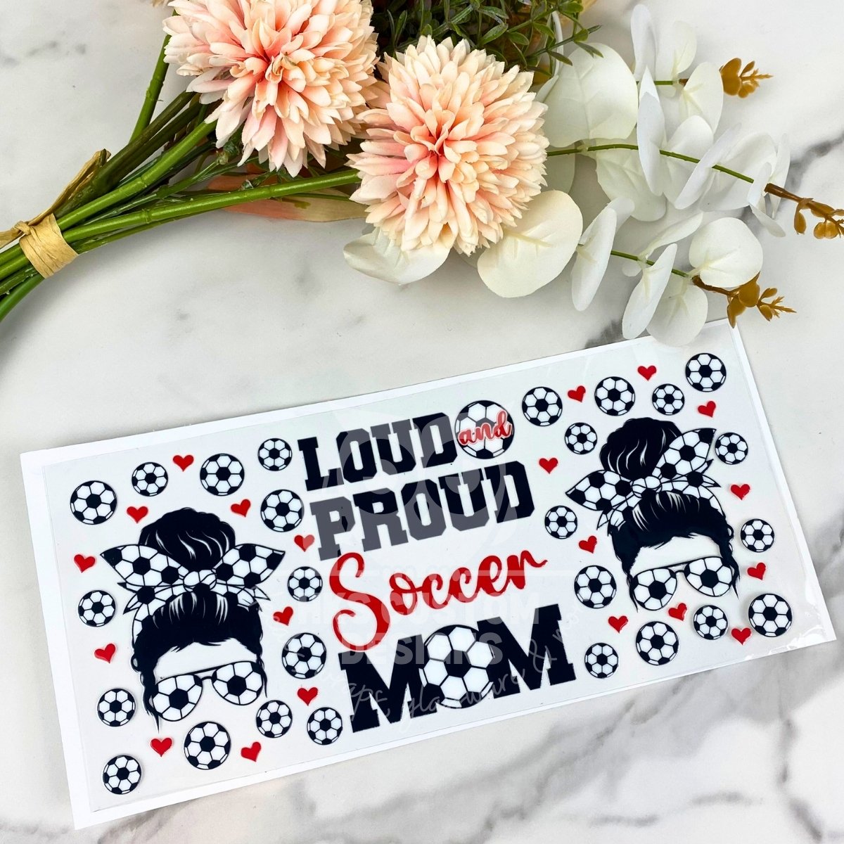 Soccer Mom | 16 oz UV DTF Wrap