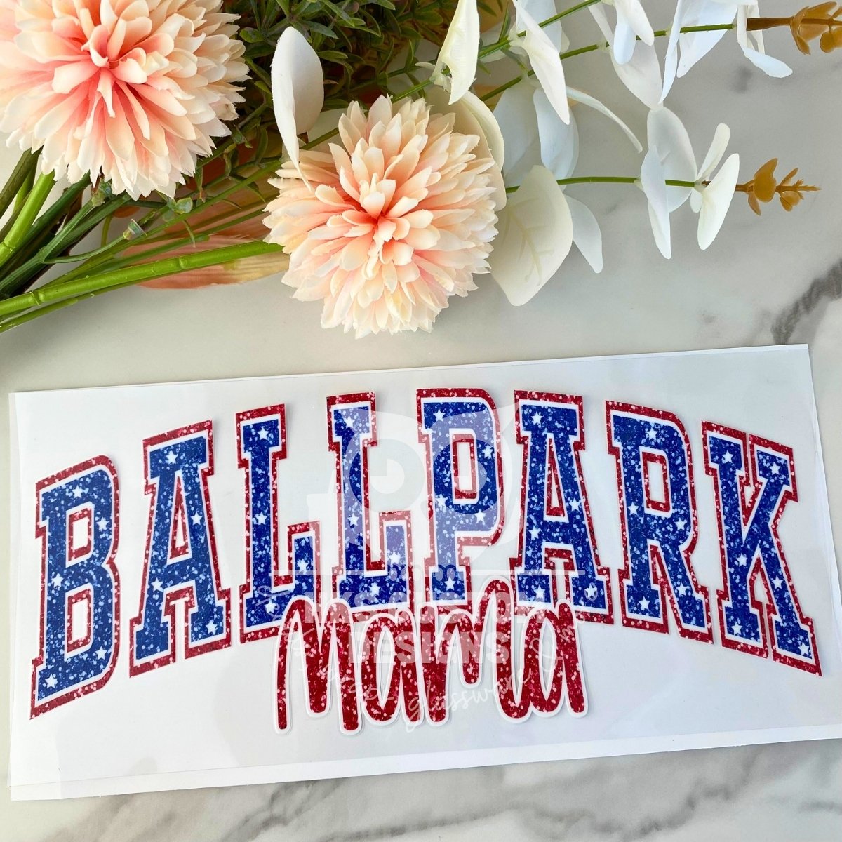 Ballpark Mama | 16 oz UV DTF Wrap