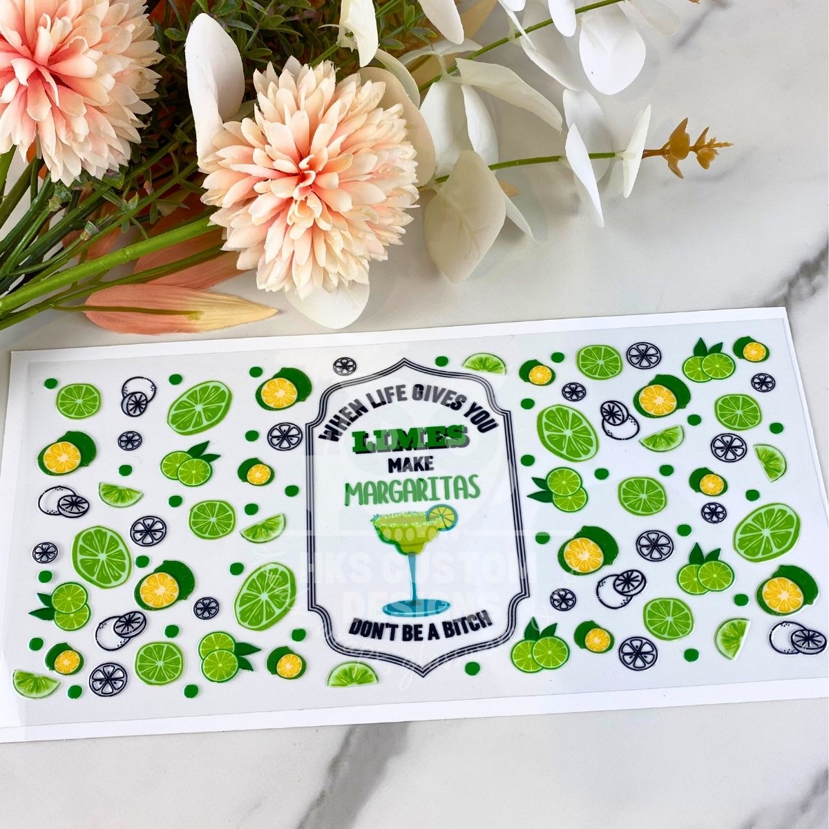 When Life Gives You Limes2 | 16 oz UV DTF Wrap