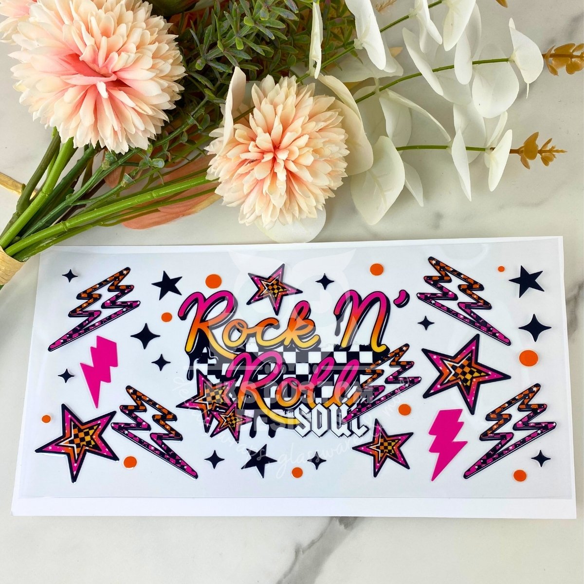 Rock N Roll Soul | 16 oz UV DTF Wrap