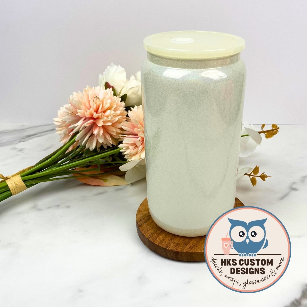 16 oz Shimmer Glass