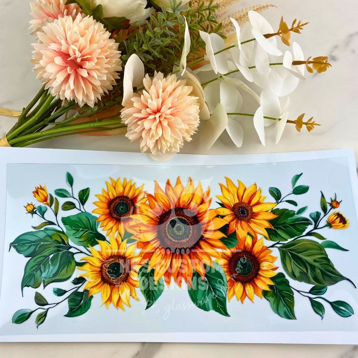 Sunflowers2 | 40 oz UV DTF Wrap