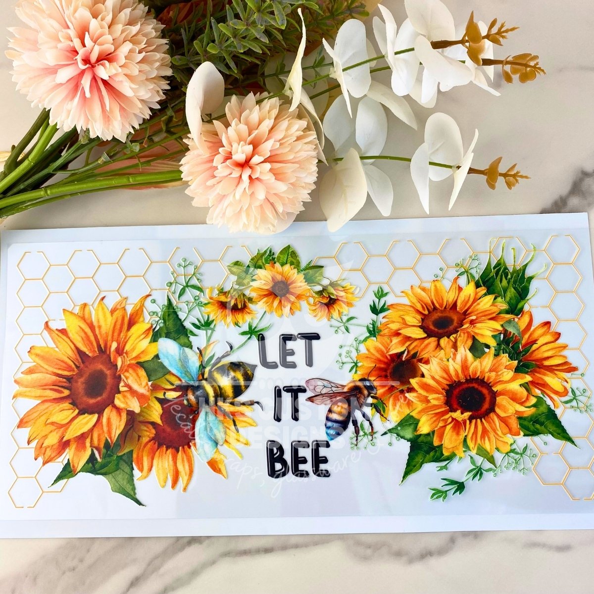 Let it Bee | 40 oz UV DTF Wrap