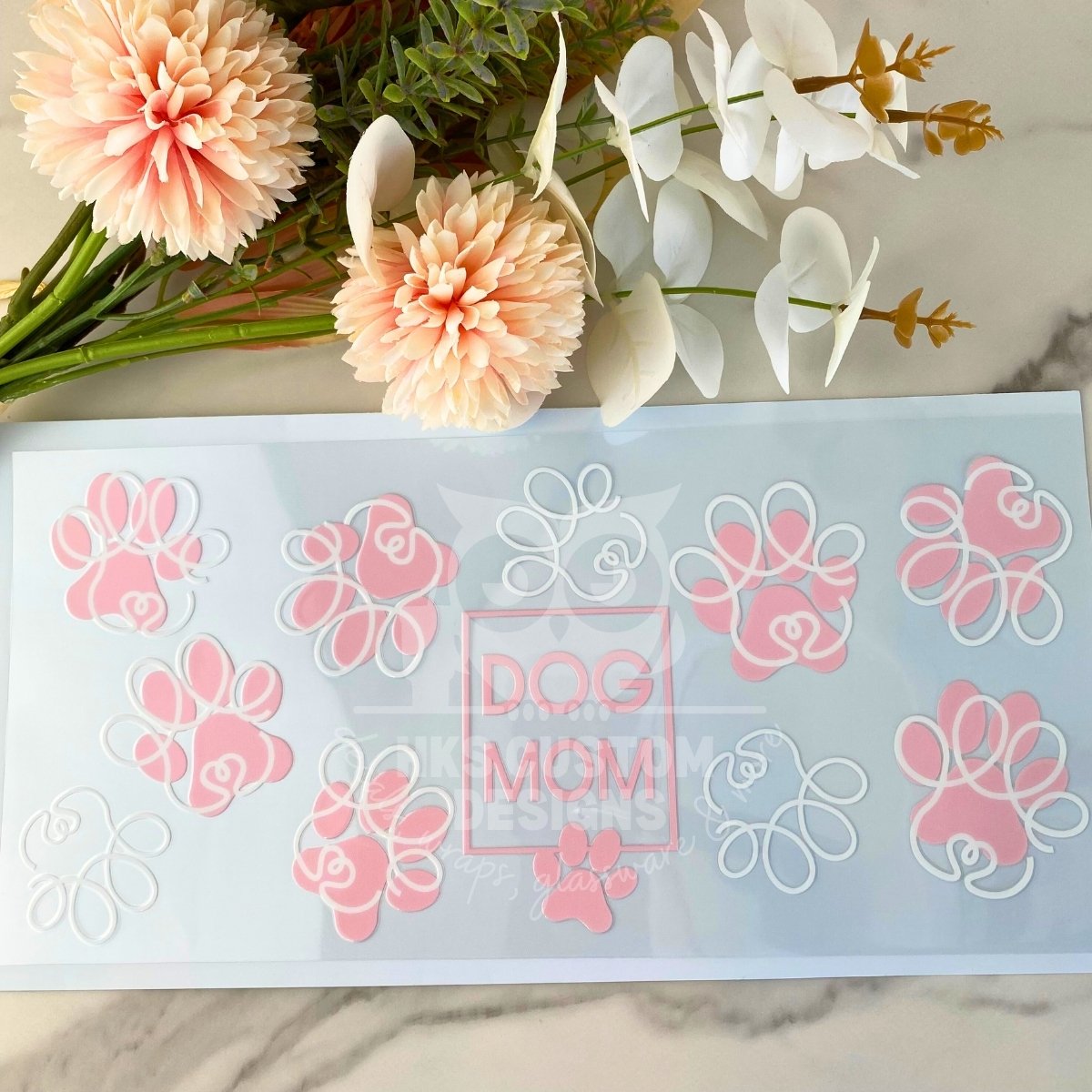 Dog Mom | 40 oz UV DTF Wrap