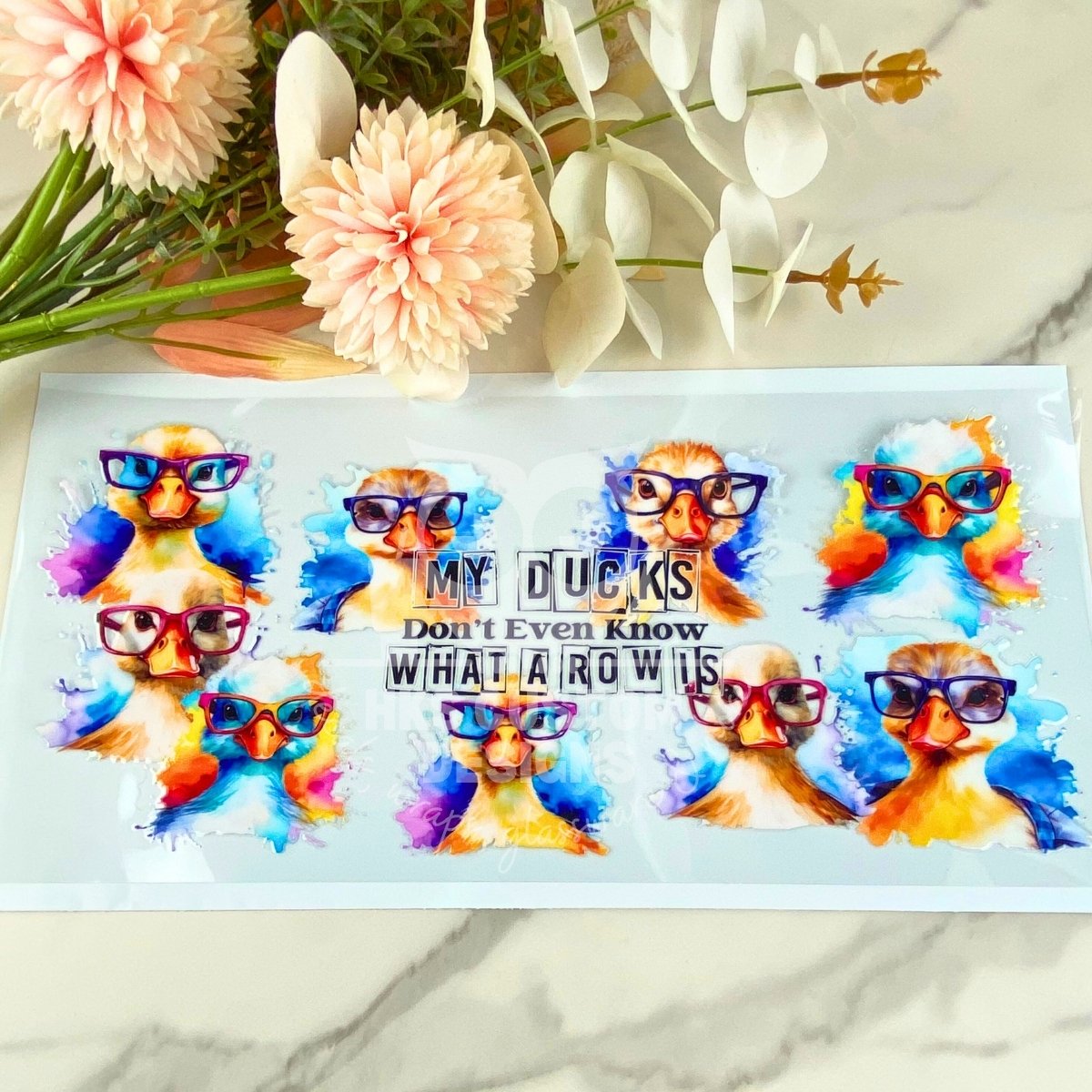 Ducks | 40 oz UV DTF Wrap
