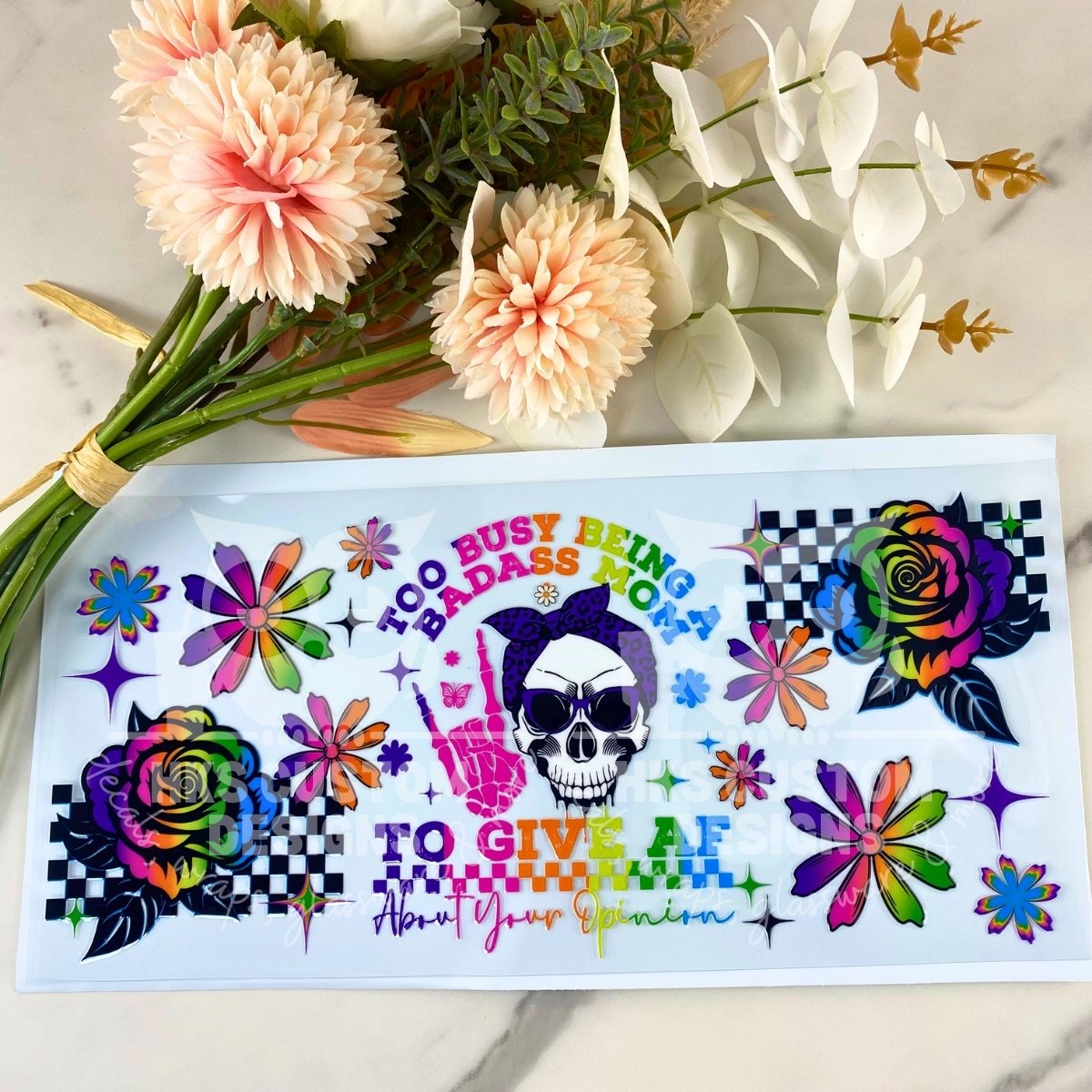 BadA Mom | 40 oz UV DTF Wrap
