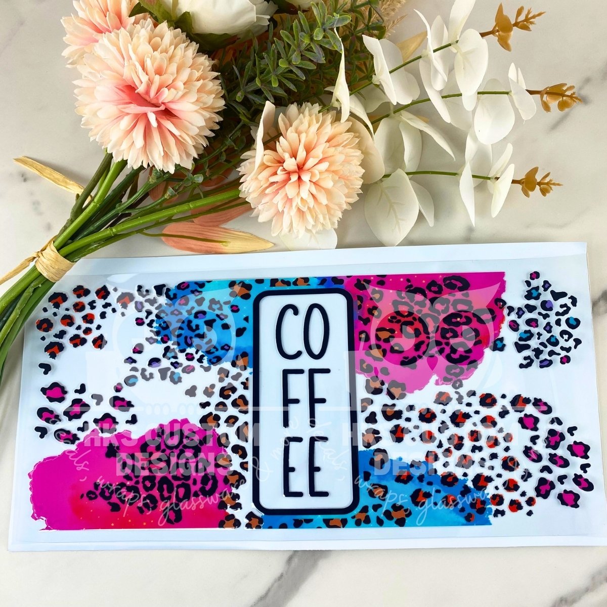Leopard Print Coffee2 | 40 oz UV DTF Wrap