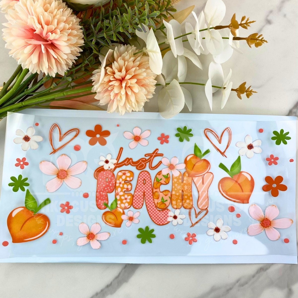 Just Peachy | 40 oz UV DTF Wrap