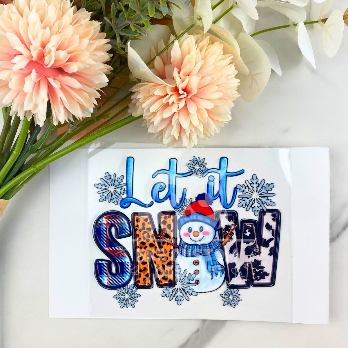 Let it Snow1 | 4" UV DTF Decal