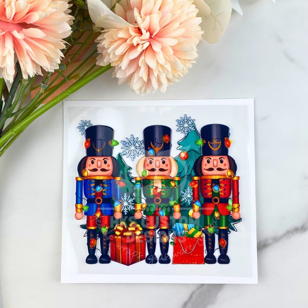 3 Nutcrackers | 4" UV DTF Decal