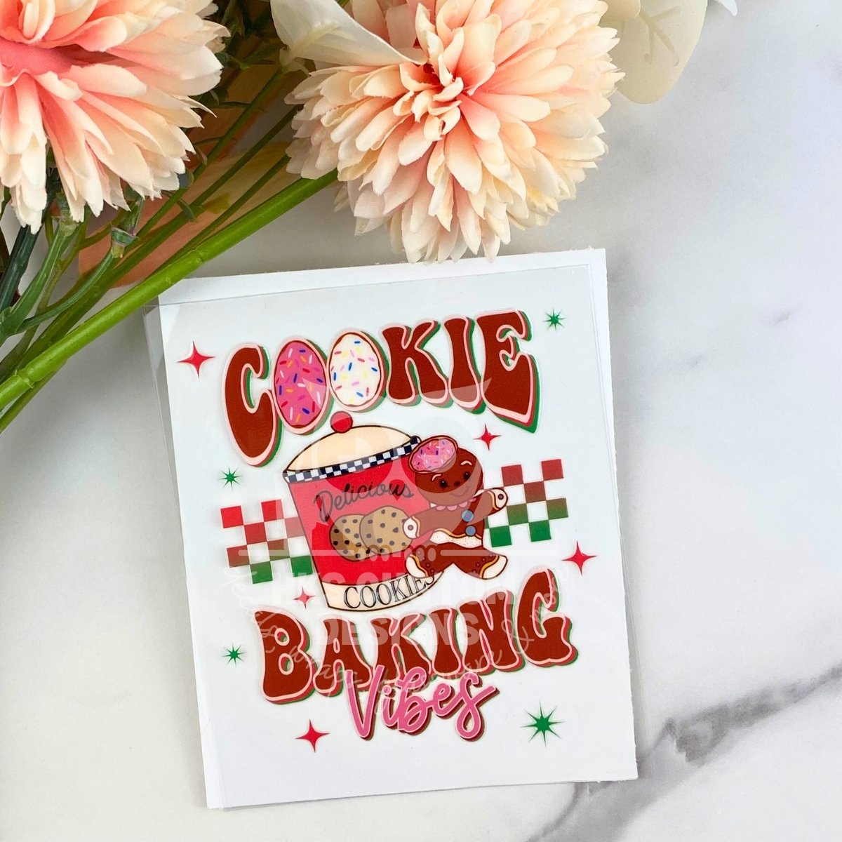 Cookie Baking Vibes | 4" UV DTF Decal