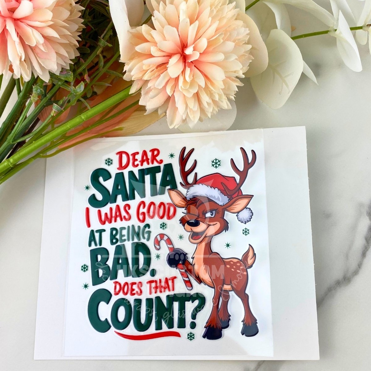 Dear Santa | 4" UV DTF Decal