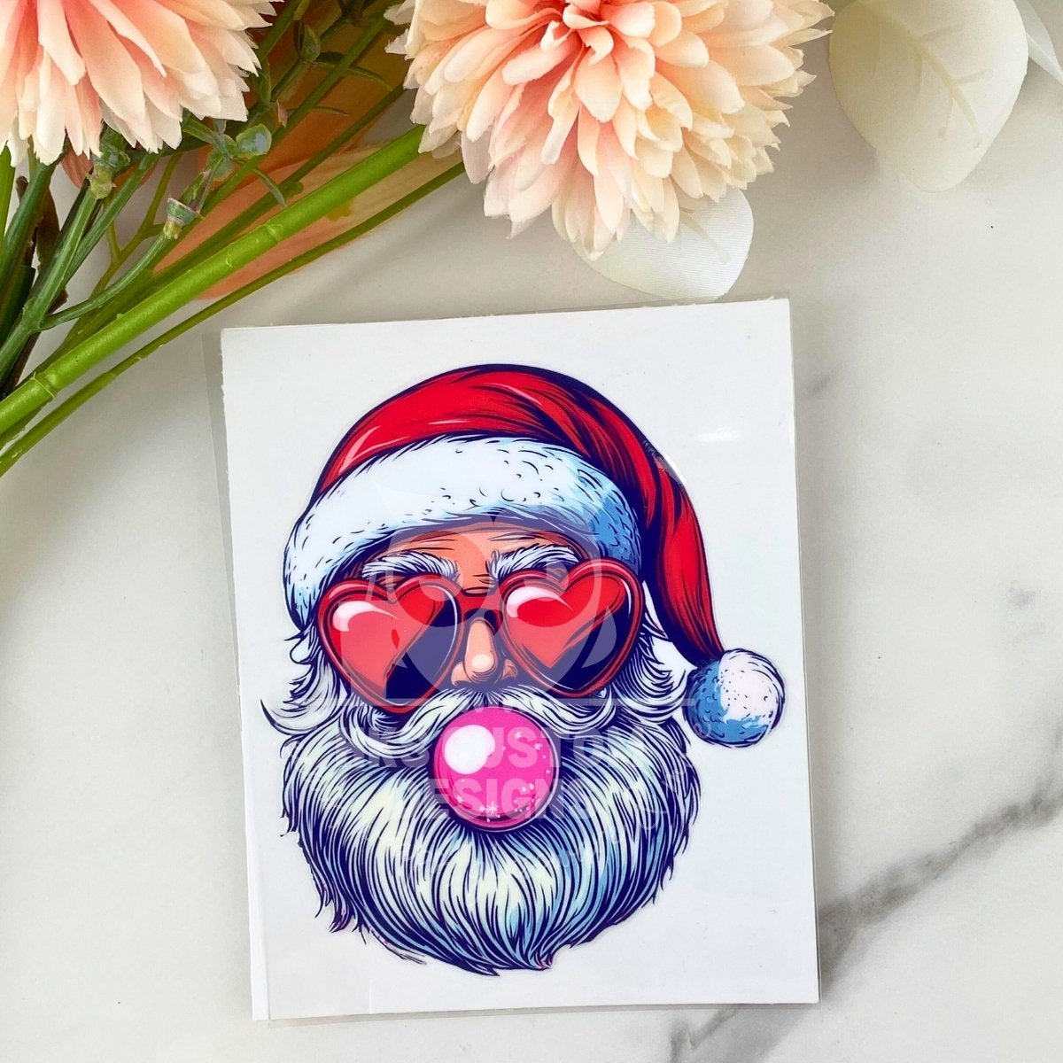 Cool Santa | 4" UV DTF Decal