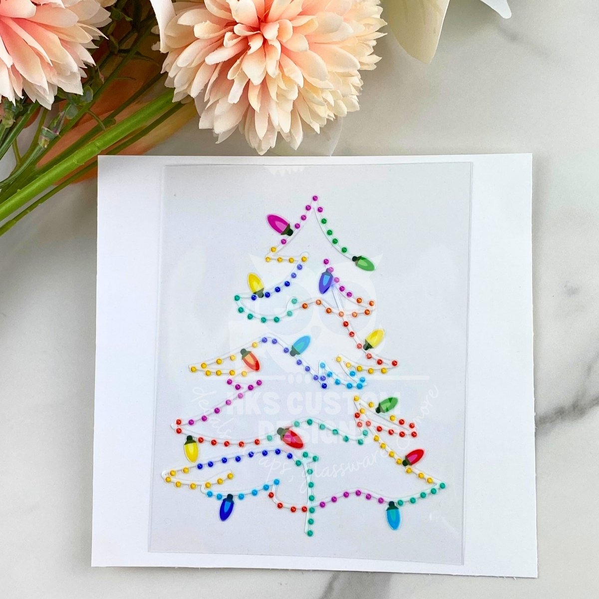 Tree Lights | 4" UV DTF Decal