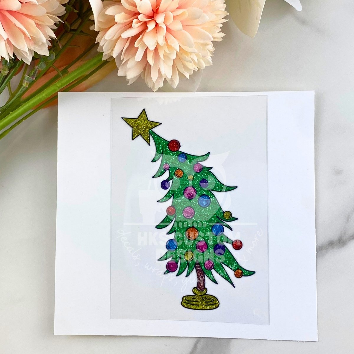 Leaning Tree | 4" UV DTF Decal