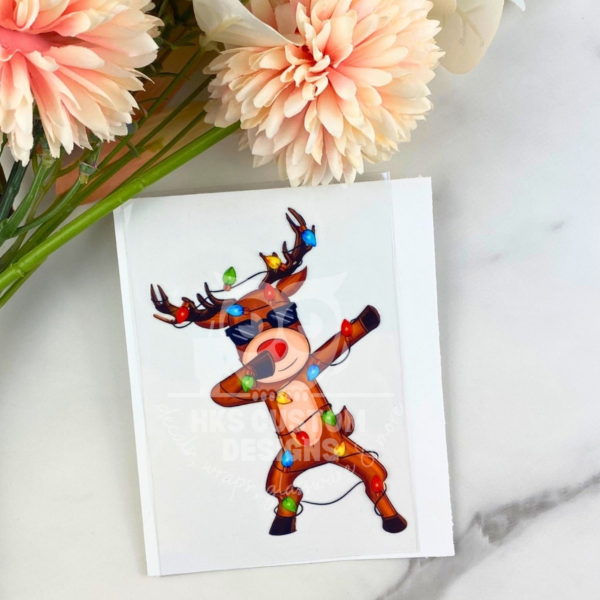 Dancing Reindeer | 4" UV DTF Decal