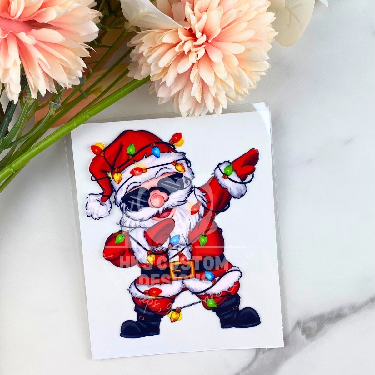 Dancing Santa | 4" UV DTF Decal