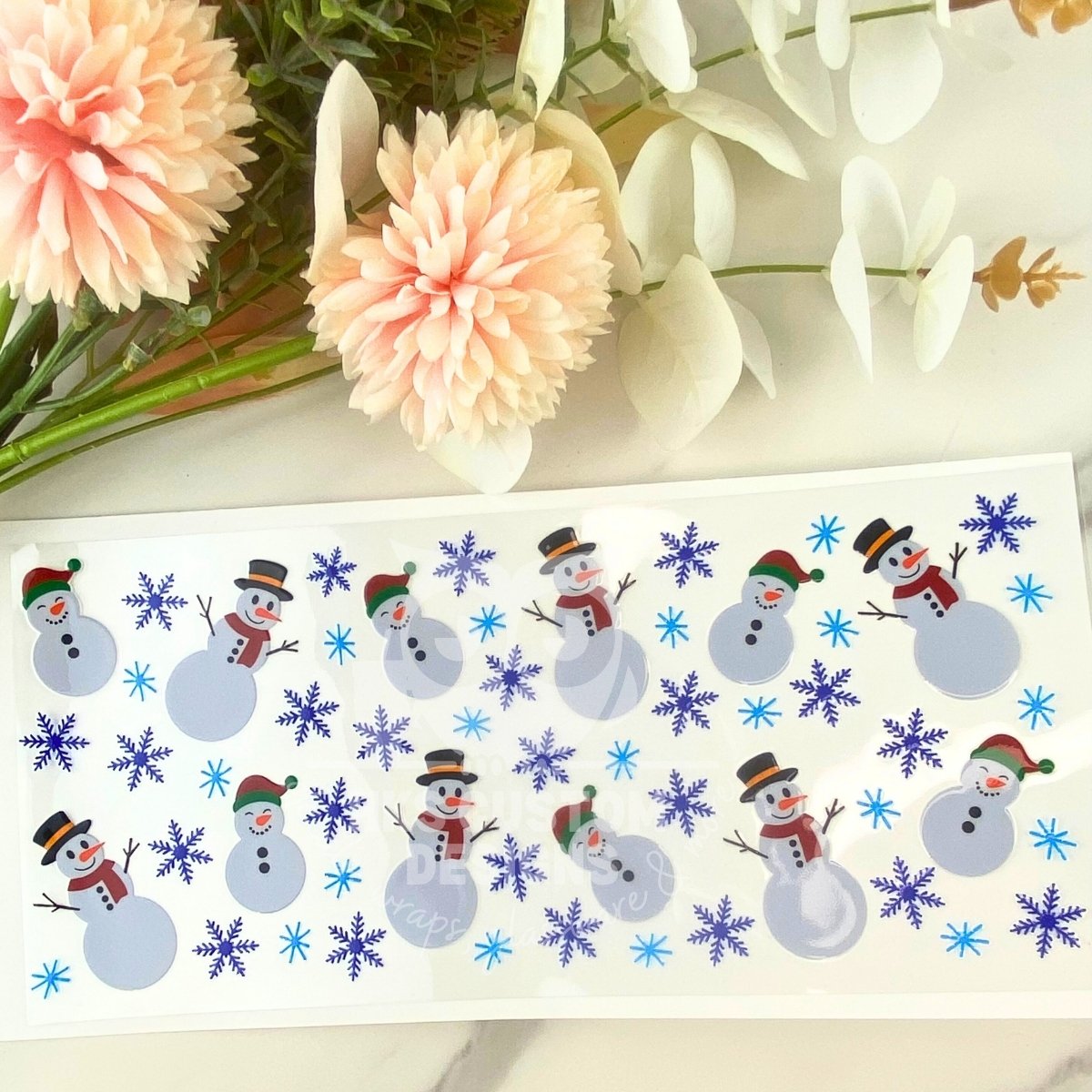 Snowman3 | 16 oz UV DTF Wrap