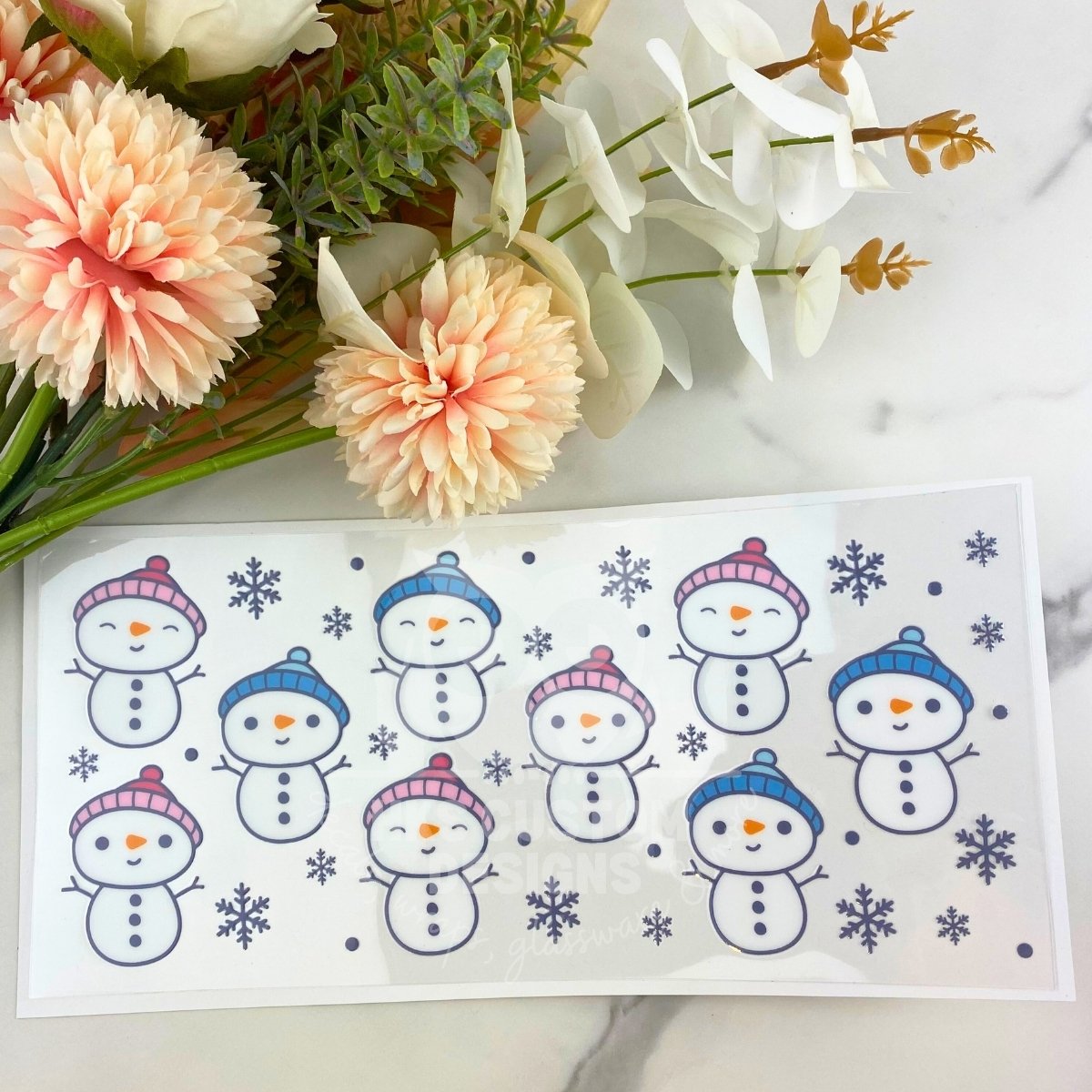Snowman2 | 16 oz UV DTF Wrap