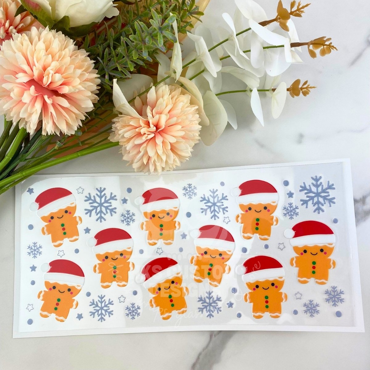 Gingerbread Man2 | 16 oz UV DTF Wrap