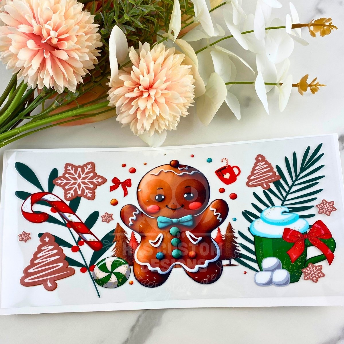 Gingerbread Man3 | 16 oz UV DTF Wrap