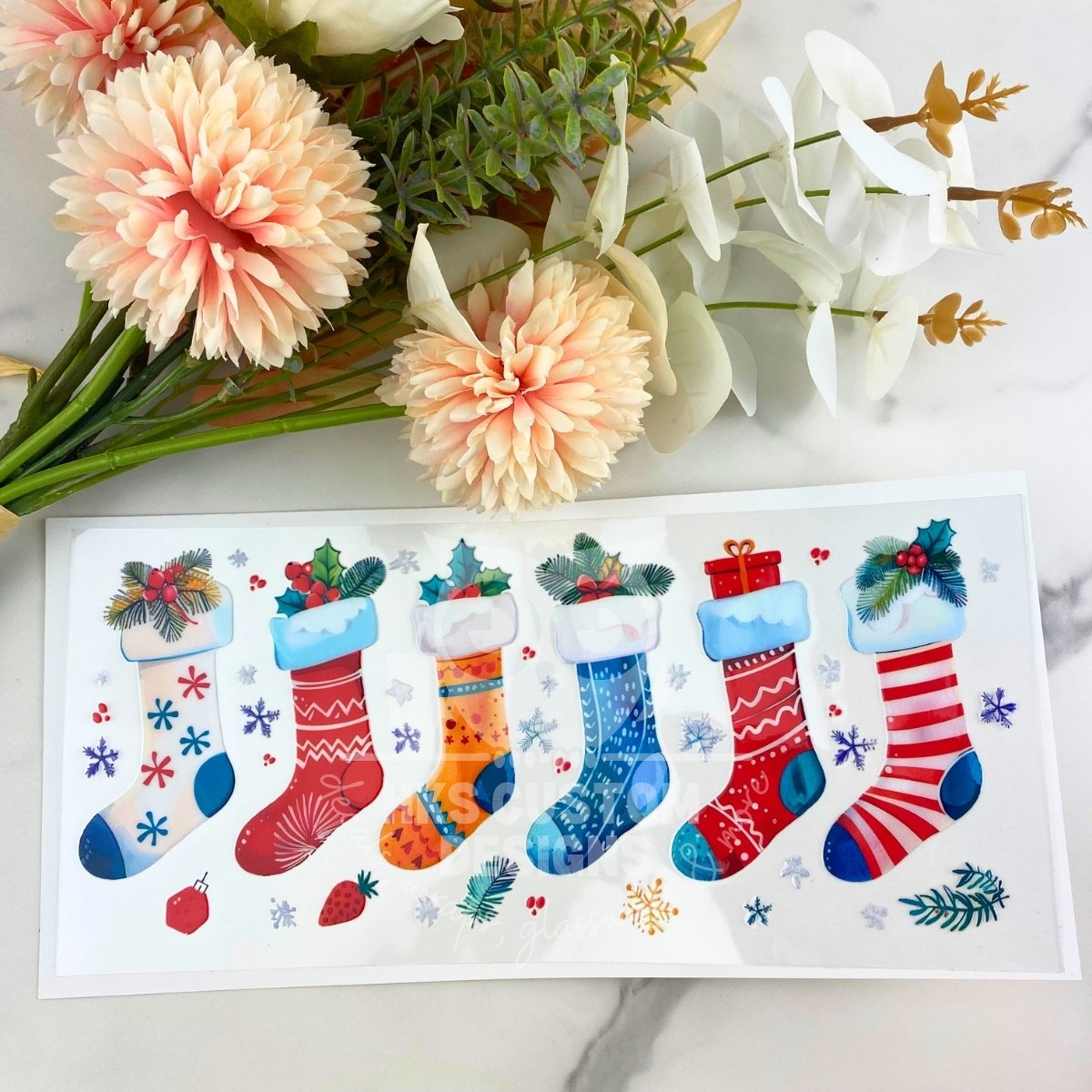 Stockings | 16 oz UV DTF Wrap