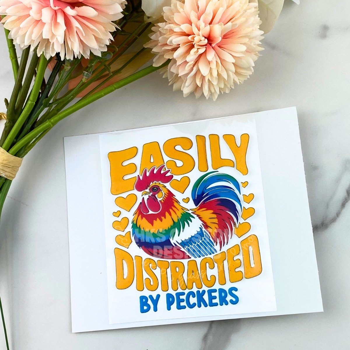 Easily Distracted | 4" UV DTF Decal