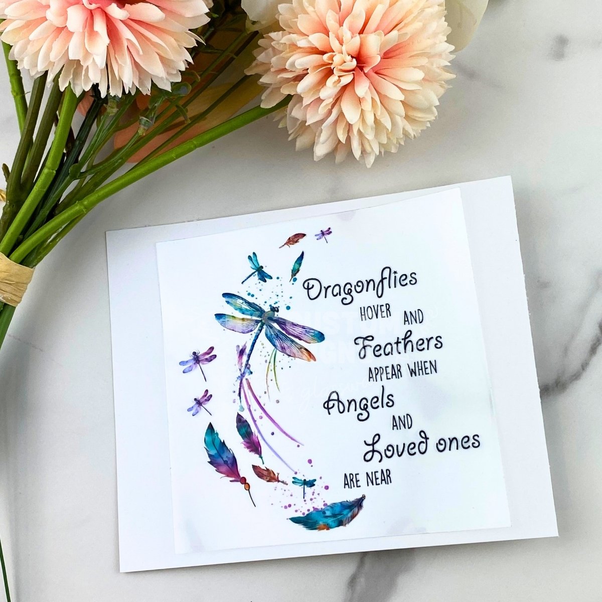 Dragonflies | 4" UV DTF Decal