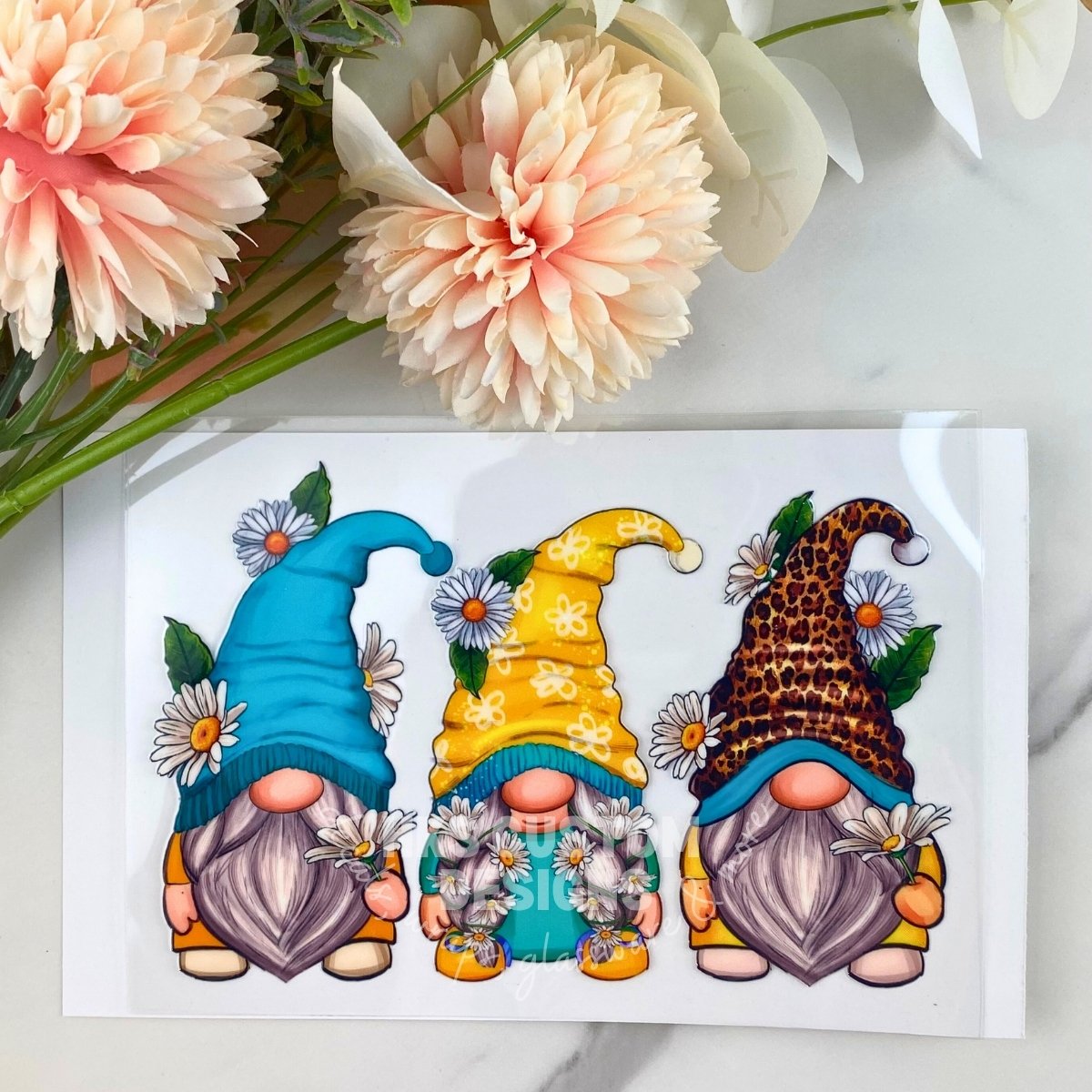 Daisy Gnome | 4" UV DTF Decal