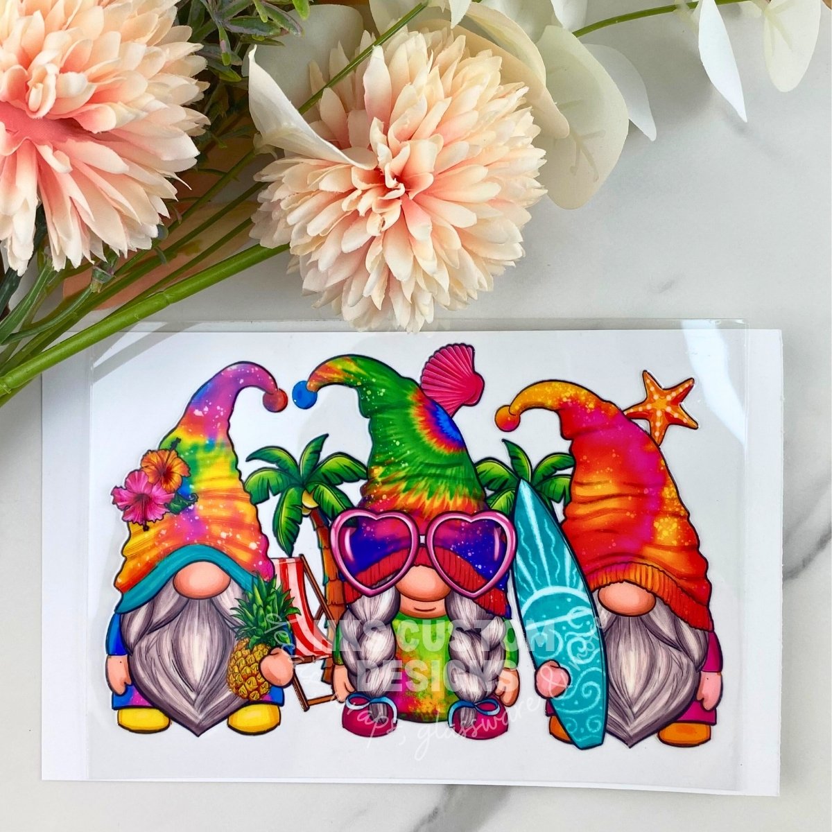 Beach Gnome | 4" UV DTF Decal