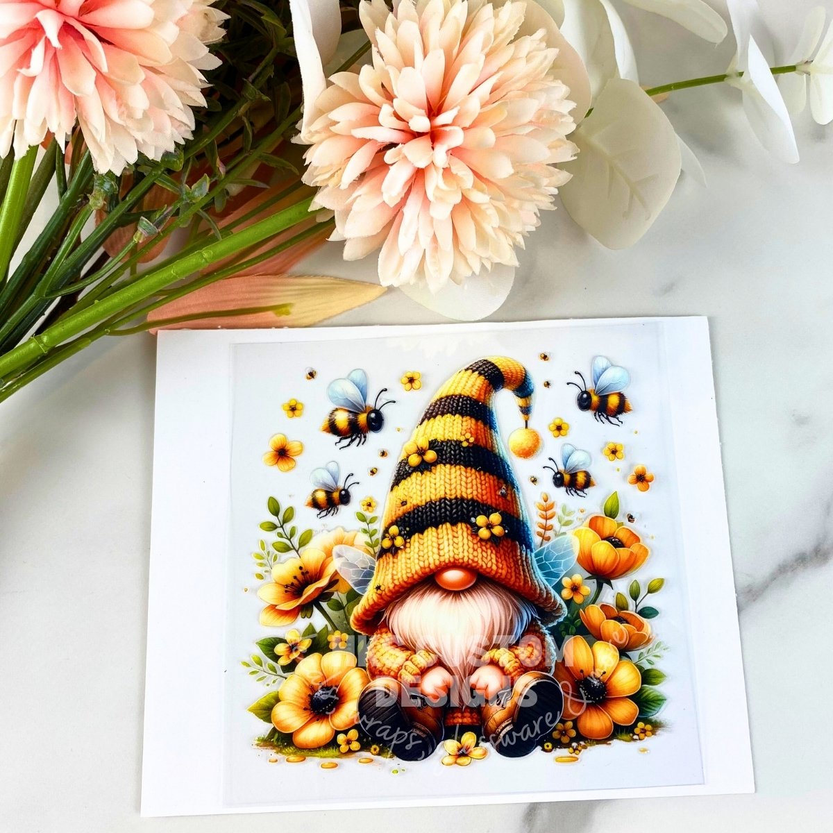 Bee Gnome | 4" UV DTF Decal