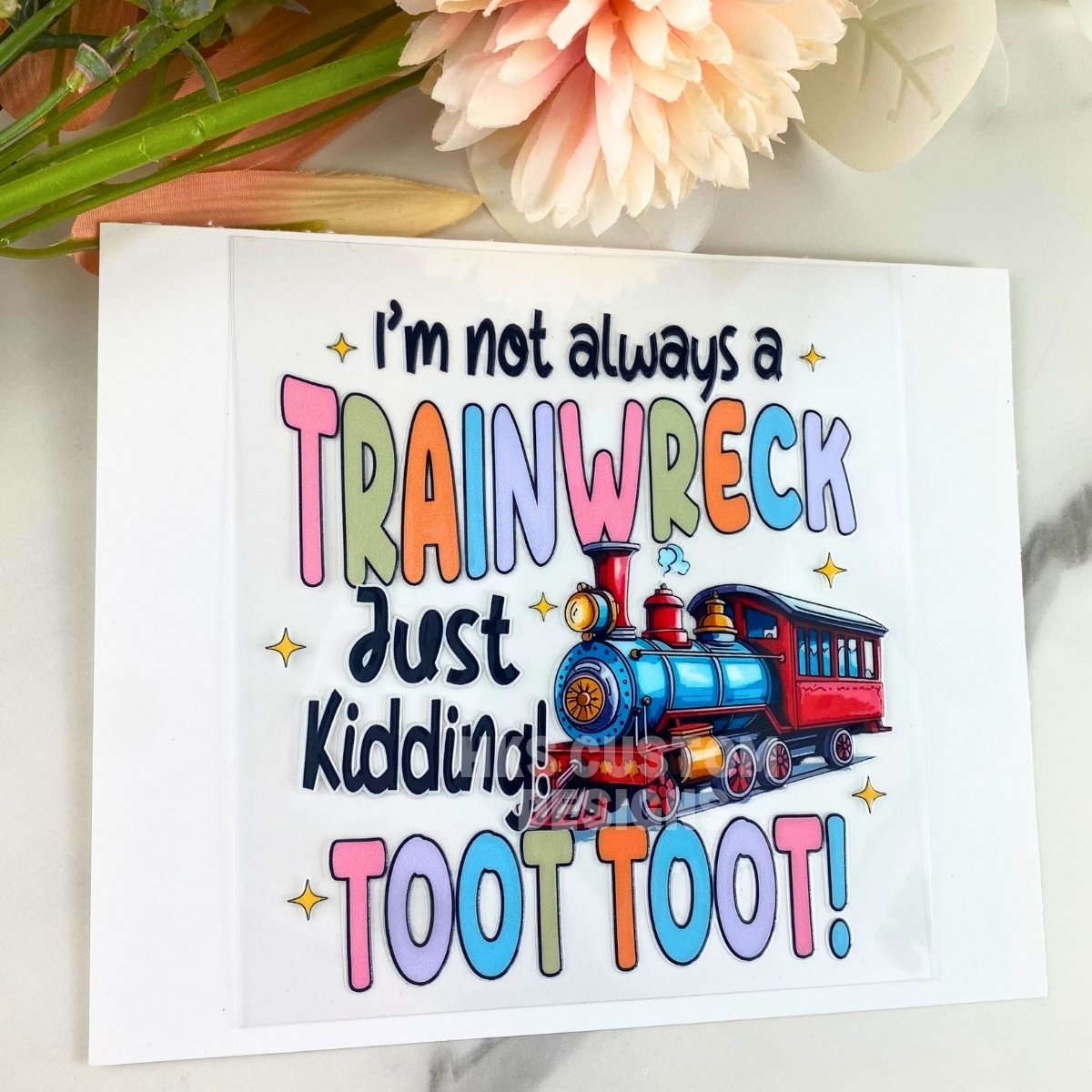 Trainwreck | 4" UV DTF Decal