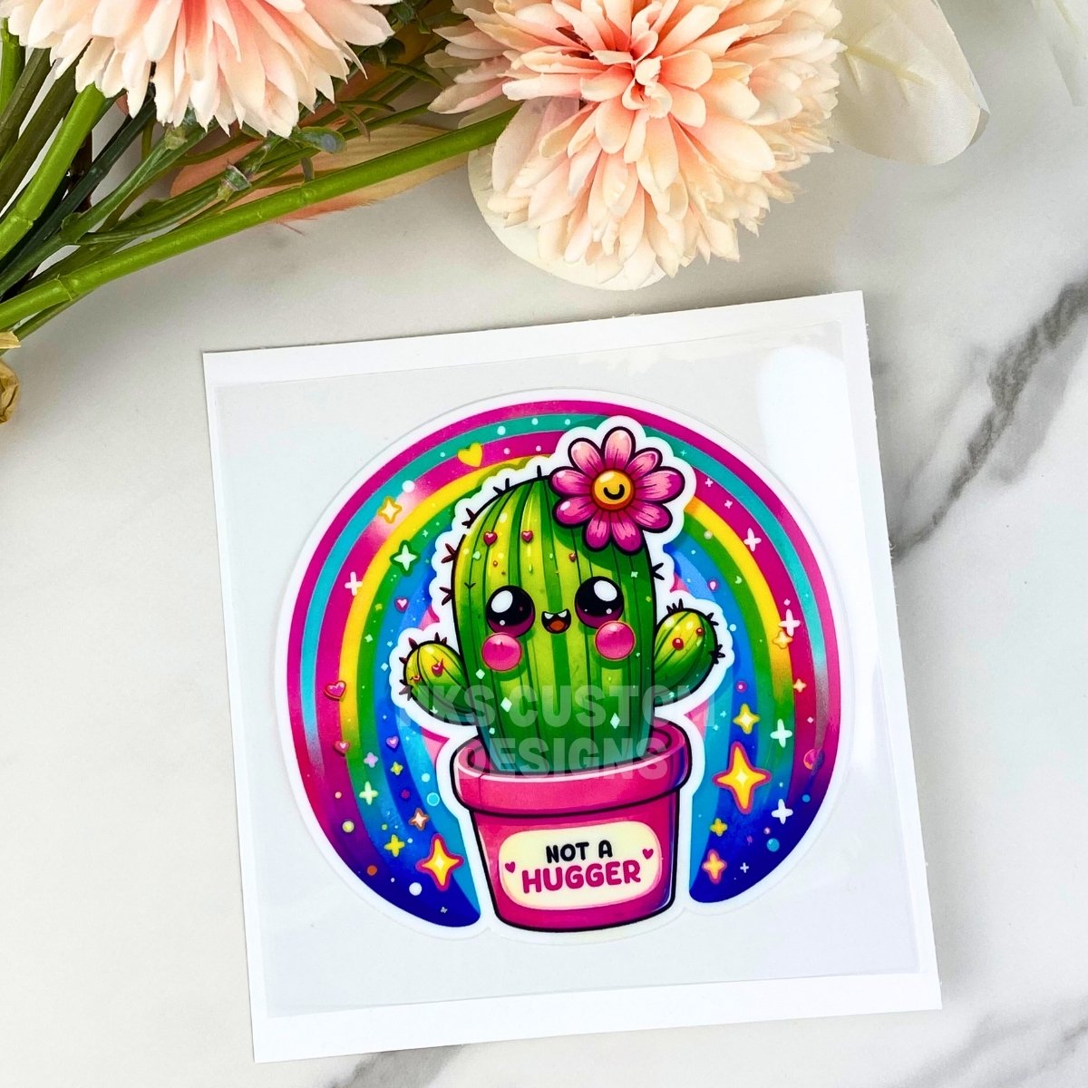 Not a Hugger | 4" UV DTF Decal