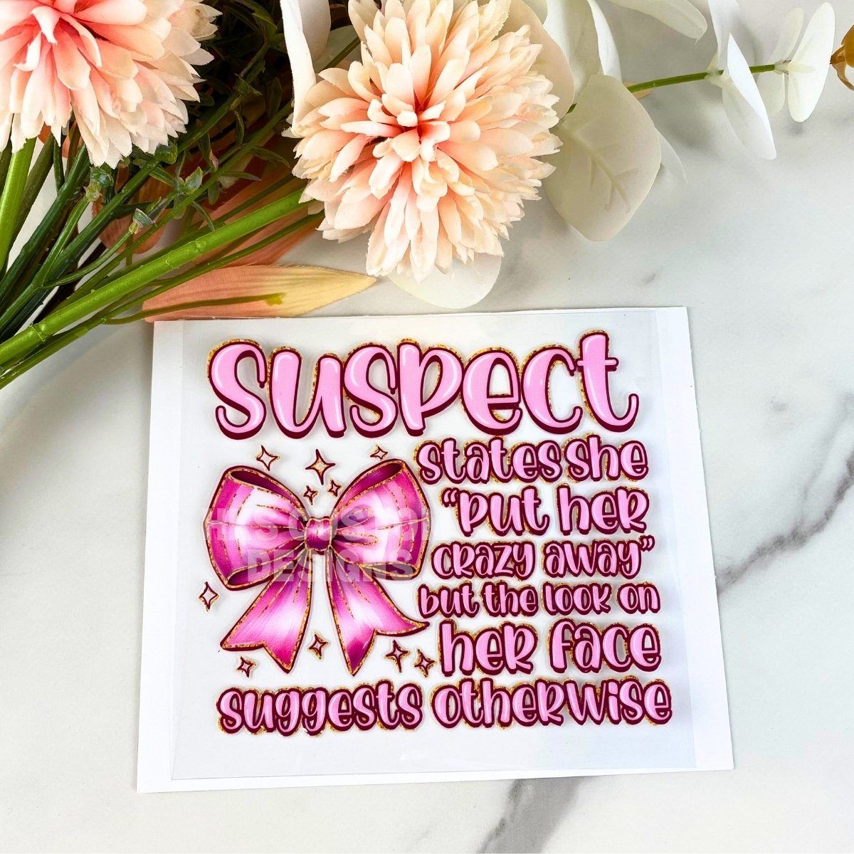 Put her crazy away | 4" UV DTF Decal