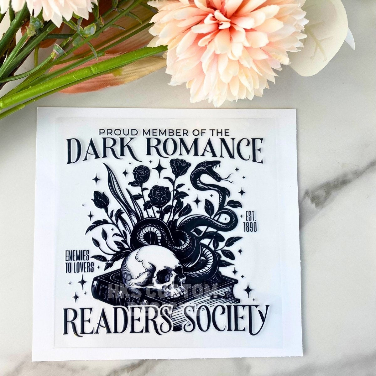 Dark Romance Society | 4" UV DTF Decal
