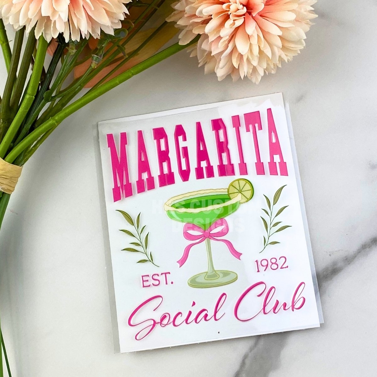 Margarita Social Club | 4" UV DTF Decal