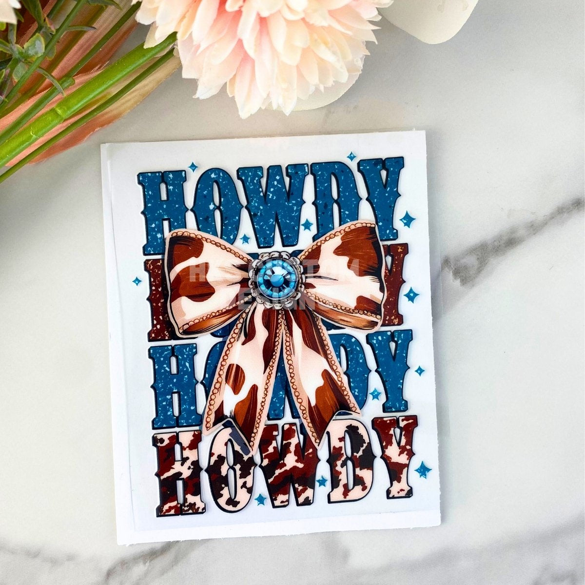 Howdy Bow | 4" UV DTF Decal
